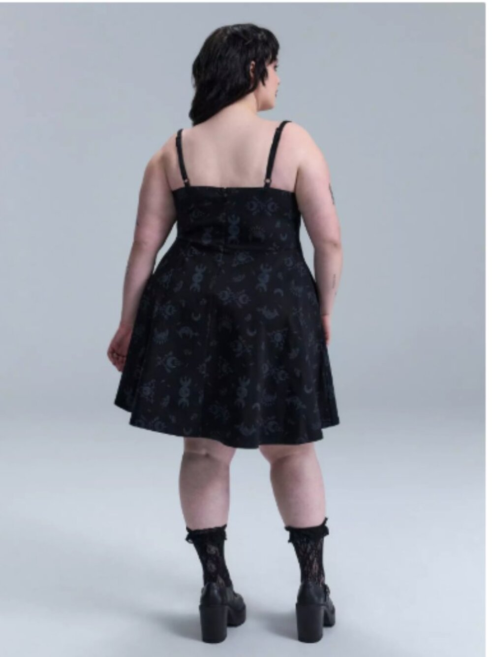 NWT Torrid Nightfall Corset Sweetheart Neckline Mini Dress 3X Whimsigoth - Picture 4 of 15